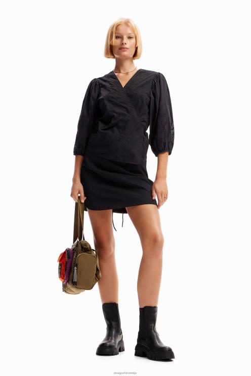 oblačila NFXLT179 ženske Desigual vezena bluza na ovoj