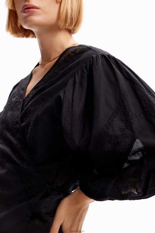 oblačila NFXLT179 ženske Desigual vezena bluza na ovoj