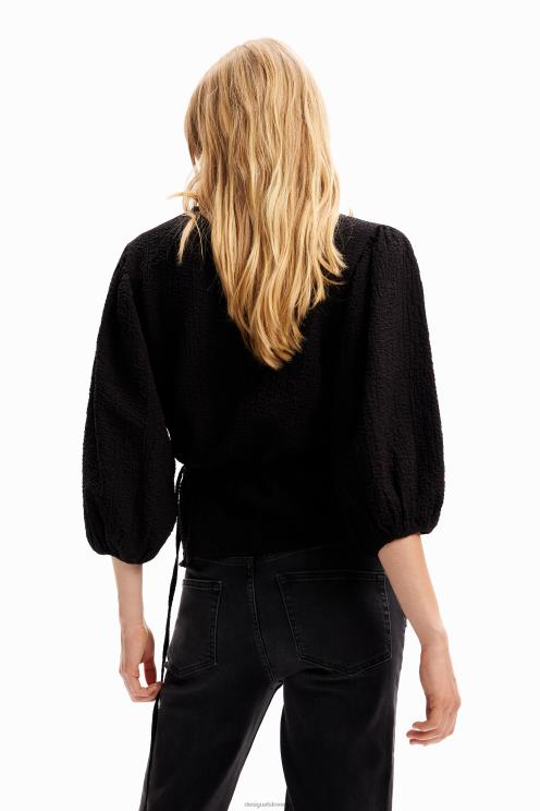 oblačila NFXLT248 ženske Desigual teksturirana bluza na ovoj