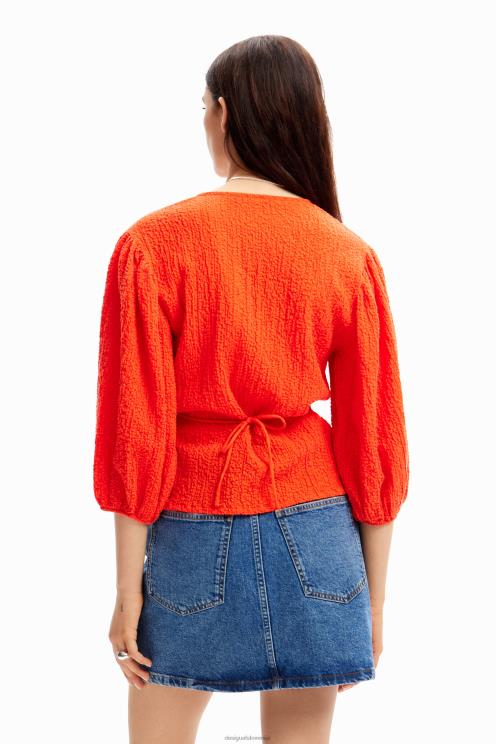 oblačila NFXLT267 ženske Desigual teksturirana bluza na ovoj