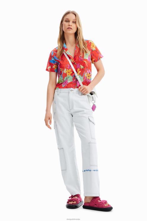 oblačila NFXLT433 ženske Desigual kratka letoviška majica