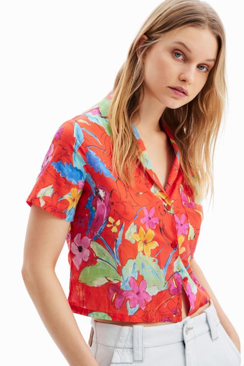 oblačila NFXLT433 ženske Desigual kratka letoviška majica