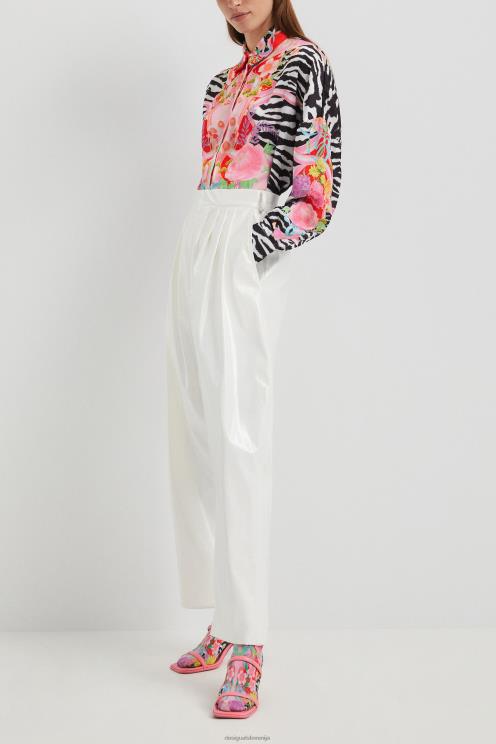 oblačila NFXLT470 ženske Desigual cvetlična zebra srajca
