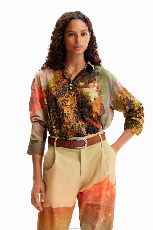 oblačila NFXLT50 ženske Desigual m. christian lacroix pokrajinska srajca