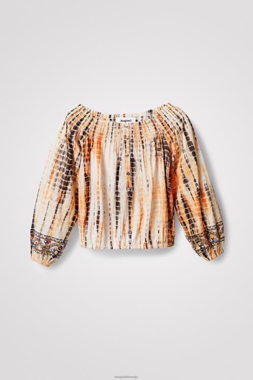 oblačila NFXLT812 ženske Desigual bluza z ladjastim izrezom