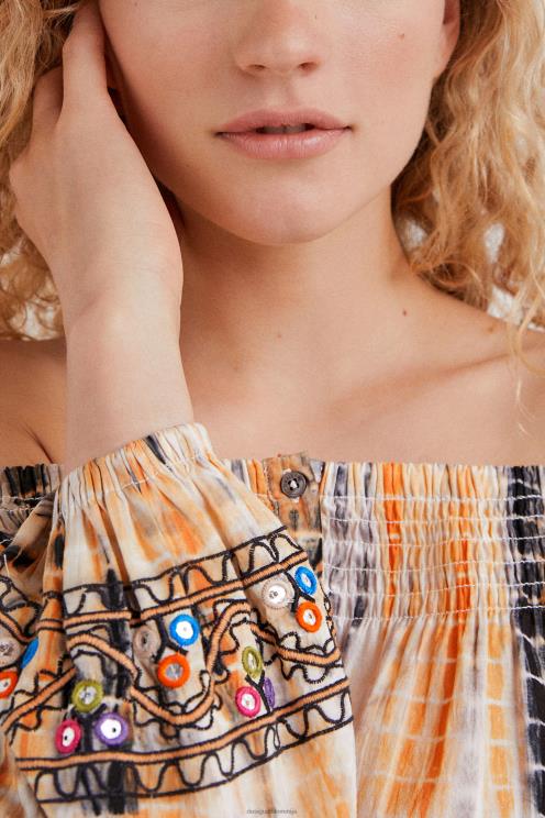 oblačila NFXLT812 ženske Desigual bluza z ladjastim izrezom