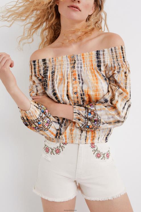 oblačila NFXLT812 ženske Desigual bluza z ladjastim izrezom