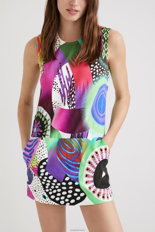 oblačila NFXLT1082 ženske Desigual m. christian lacroix pinafore