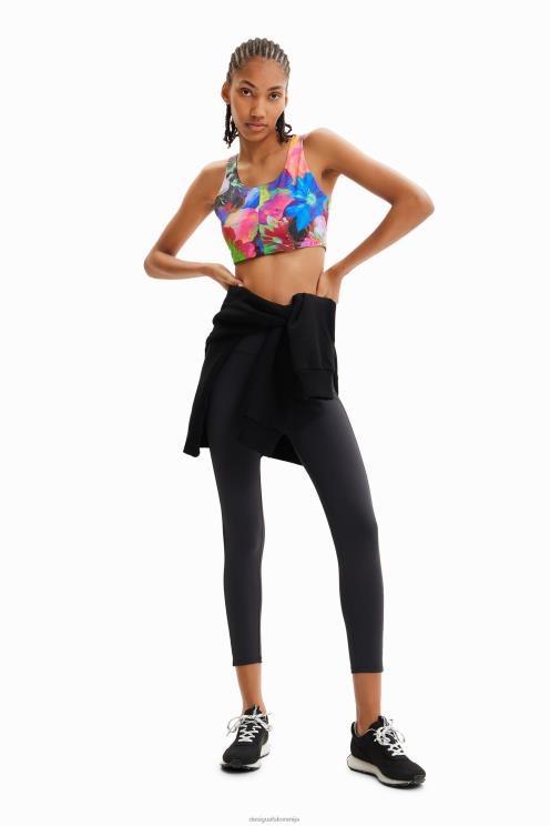 oblačila NFXLT314 ženske Desigual cvetlični športni top