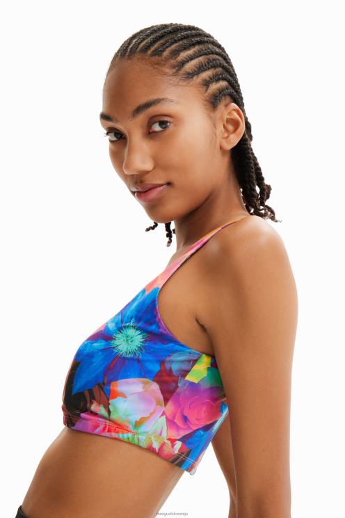 oblačila NFXLT314 ženske Desigual cvetlični športni top