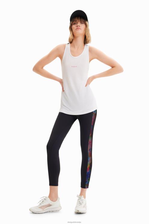 oblačila NFXLT435 ženske Desigual športni brezrokavnik s cvetličnim motivom