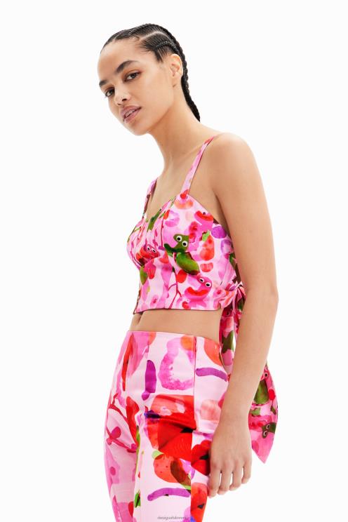 oblačila NFXLT694 ženske Desigual m. kratek zgornji del steznika christian lacroix