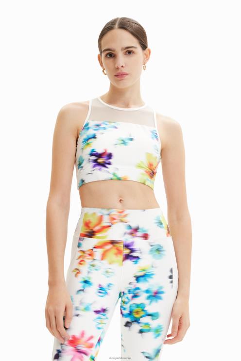 oblačila NFXLT784 ženske Desigual cvetlični športni top