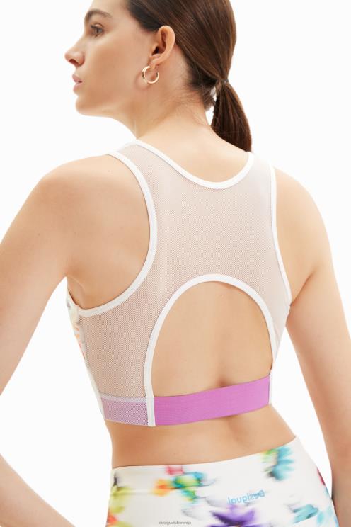 oblačila NFXLT784 ženske Desigual cvetlični športni top