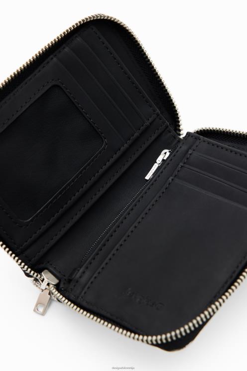 pripomoček NFXLT1318 ženske Desigual majhna kovinska patchwork denarnica