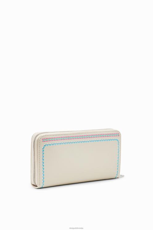 pripomoček NFXLT1363 ženske Desigual velika vezena denarnica