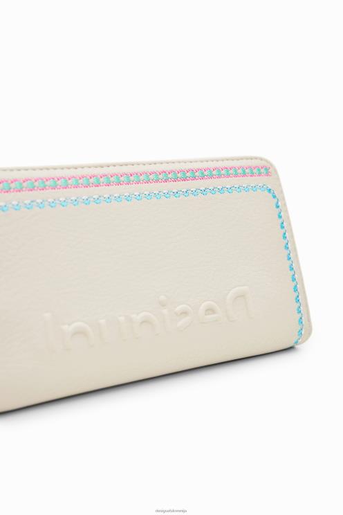 pripomoček NFXLT1363 ženske Desigual velika vezena denarnica