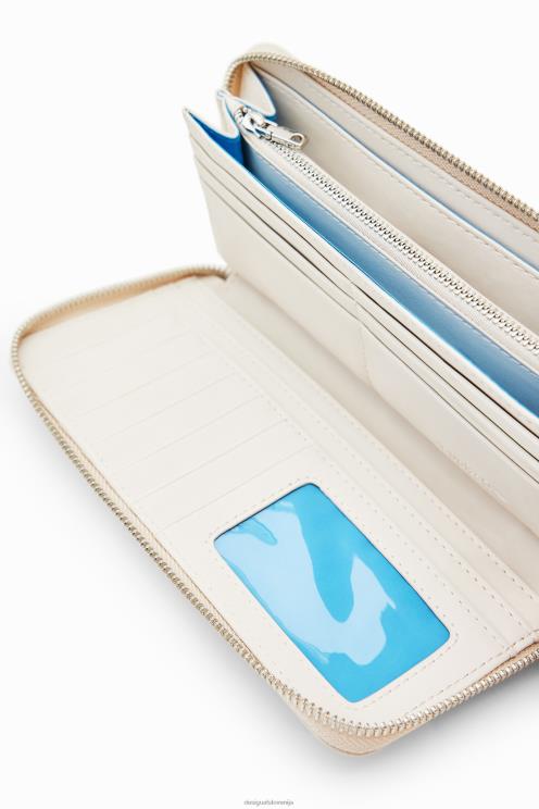 pripomoček NFXLT1363 ženske Desigual velika vezena denarnica