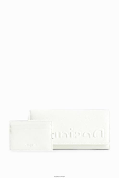 pripomoček NFXLT1392 ženske Desigual denarnica z zavihkom z logotipom