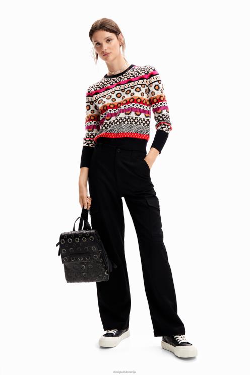 pripomoček NFXLT1178 ženske Desigual majhen izsekan nahrbtnik