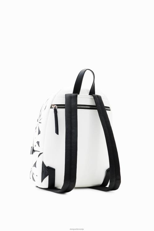 pripomoček NFXLT1192 ženske Desigual majhen nahrbtnik z izrezanimi rožicami