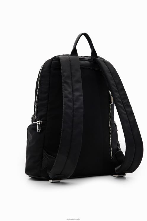 pripomoček NFXLT1228 ženske Desigual nahrbtnik z velikimi najlonskimi žepi