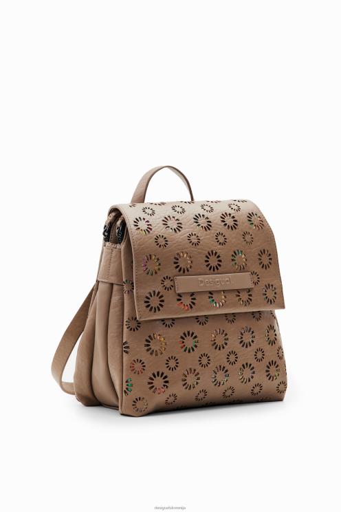 pripomoček NFXLT1239 ženske Desigual majhen izsekan nahrbtnik