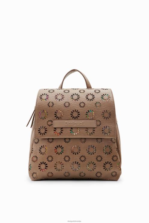 pripomoček NFXLT1239 ženske Desigual majhen izsekan nahrbtnik