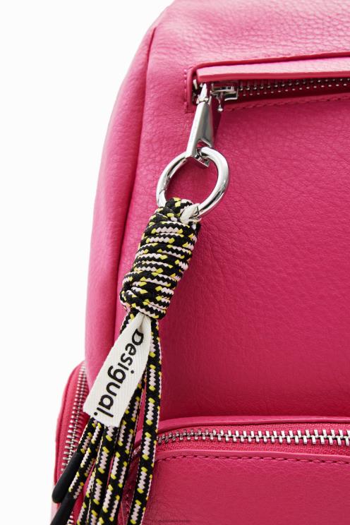 pripomoček NFXLT1273 ženske Desigual srednje velik nahrbtnik s polovičnim logotipom