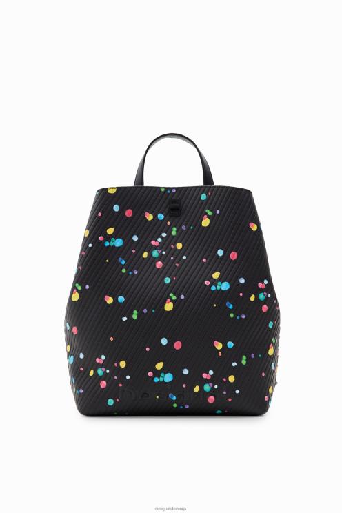 pripomoček NFXLT1277 ženske Desigual srednje velik nahrbtnik Droplets