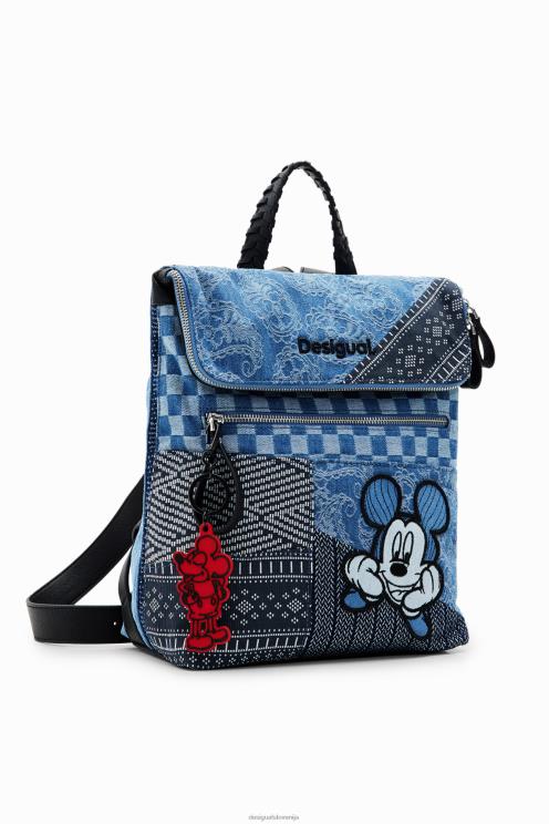 pripomoček NFXLT1284 ženske Desigual Mickey Mouse nahrbtnik iz jeansa srednje velikosti