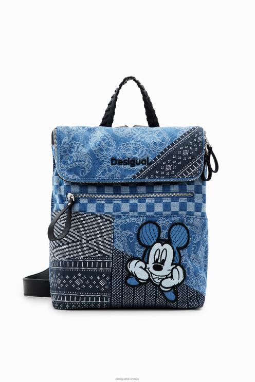 pripomoček NFXLT1284 ženske Desigual Mickey Mouse nahrbtnik iz jeansa srednje velikosti