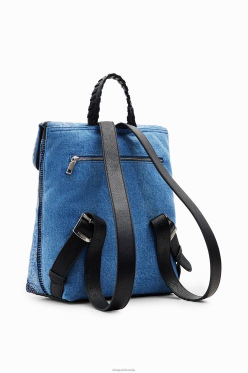 pripomoček NFXLT1284 ženske Desigual Mickey Mouse nahrbtnik iz jeansa srednje velikosti