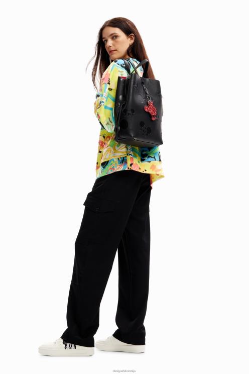 pripomoček NFXLT1287 ženske Desigual srednje velik nahrbtnik Mickey Mouse