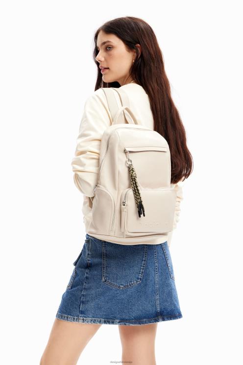 pripomoček NFXLT1300 ženske Desigual srednje velik nahrbtnik s polovičnim logotipom