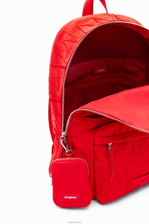 pripomoček NFXLT1317 ženske Desigual srednje velik cikcak nahrbtnik