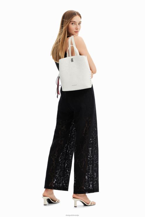 pripomoček NFXLT1400 ženske Desigual majhen vezen nahrbtnik