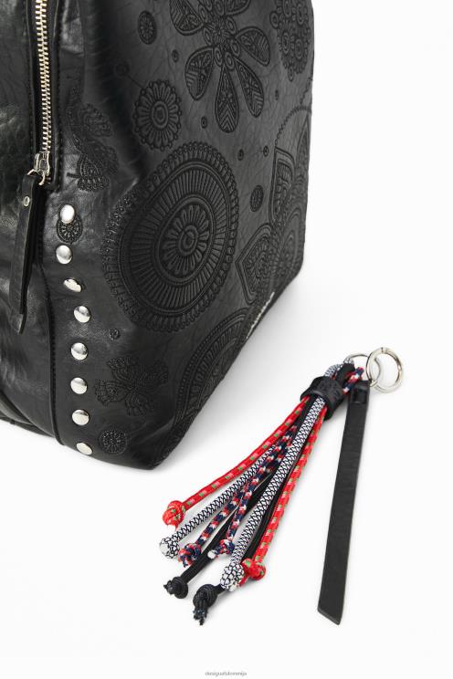 pripomoček NFXLT1461 ženske Desigual majhen nahrbtnik z učinkom usnja