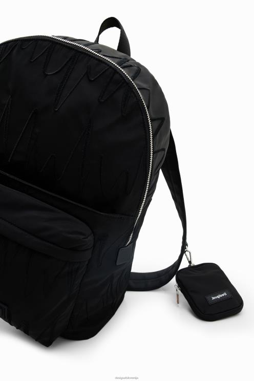 pripomoček NFXLT626 ženske Desigual srednje velik cikcak nahrbtnik