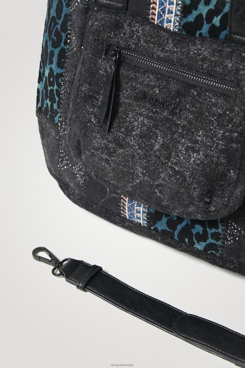 pripomoček NFXLT1384 ženske Desigual nakupovalna torba plazilec