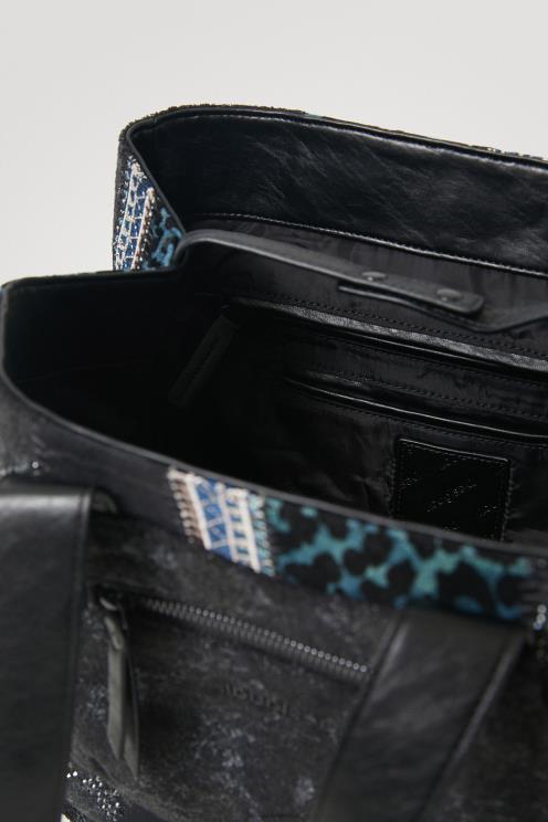 pripomoček NFXLT1384 ženske Desigual nakupovalna torba plazilec