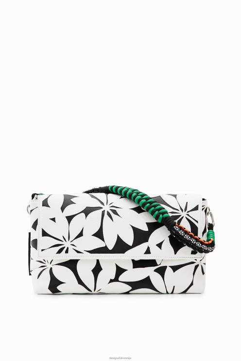 pripomoček NFXLT1196 ženske Desigual srednje velika cvetlična torbica za čez ramo