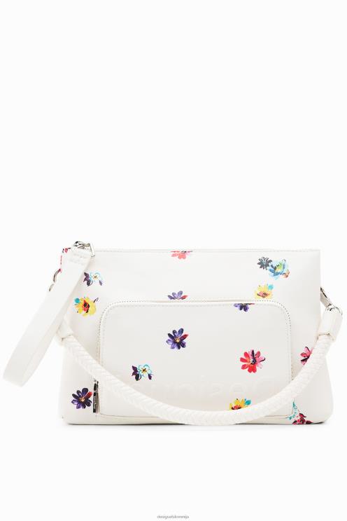 pripomoček NFXLT1214 ženske Desigual majhna cvetlična torbica za čez ramo