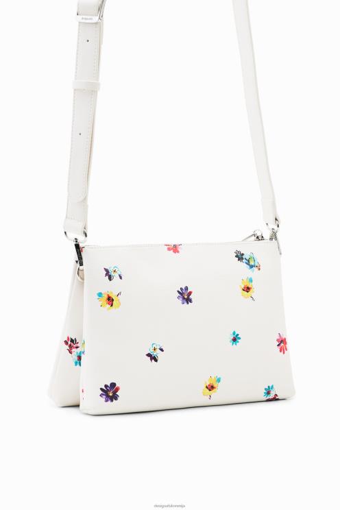 pripomoček NFXLT1214 ženske Desigual majhna cvetlična torbica za čez ramo