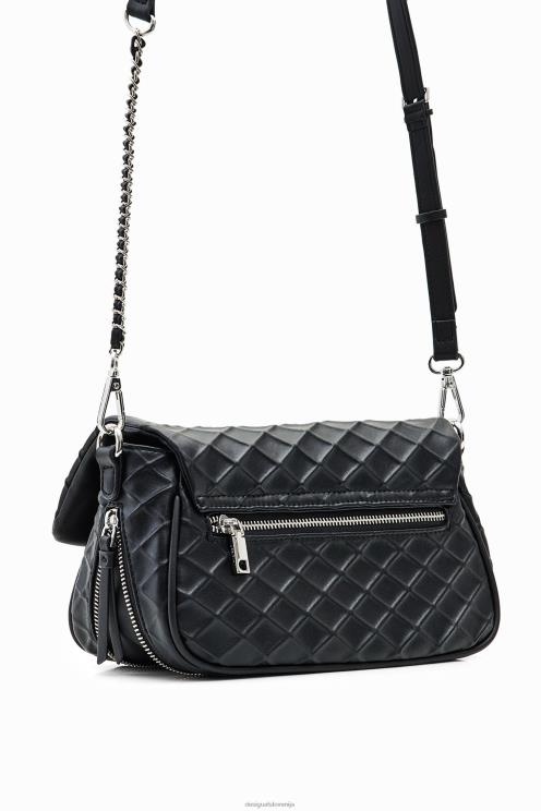 pripomoček NFXLT1215 ženske Desigual srednje velika reliefna torbica za čez ramo