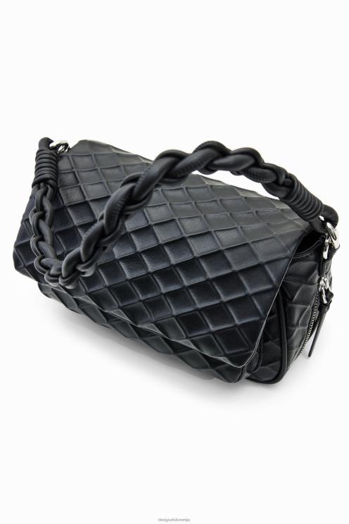 pripomoček NFXLT1215 ženske Desigual srednje velika reliefna torbica za čez ramo