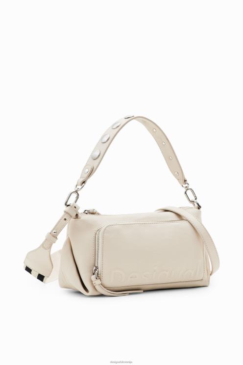 pripomoček NFXLT1227 ženske Desigual srednje velika torba za čez ramo s polovičnim logotipom