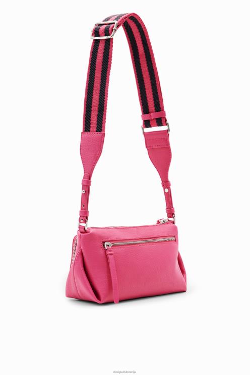 pripomoček NFXLT1238 ženske Desigual srednje velika torba za čez ramo s polovičnim logotipom