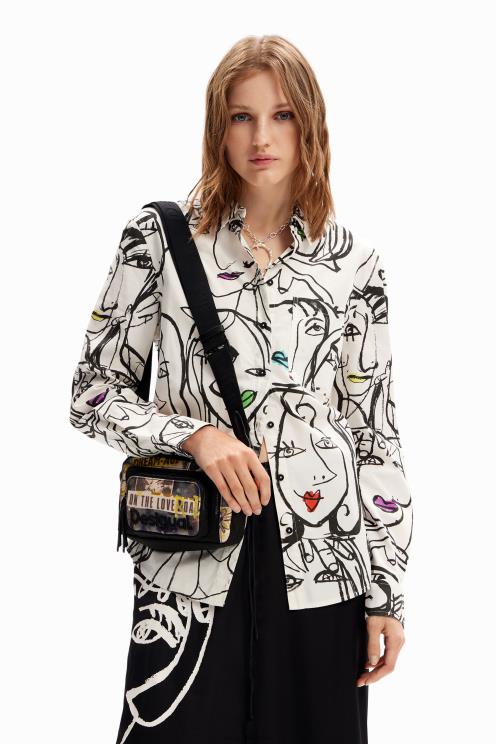 pripomoček NFXLT1272 ženske Desigual majhna časopisna torbica za čez ramo