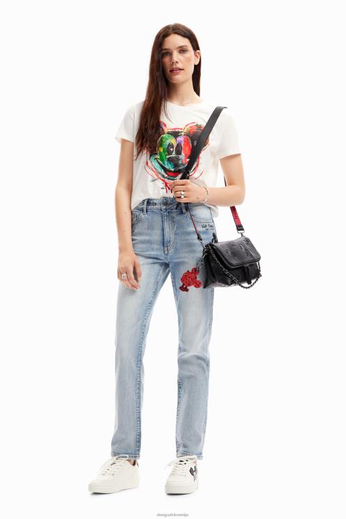 pripomoček NFXLT1285 ženske Desigual srednje velika torbica za čez ramo Mickey Mouse